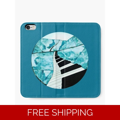 Le Studio Iphone Wallet Piano Window Logo Full